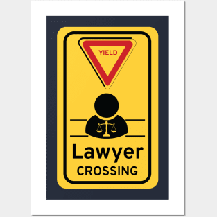 Lawyer Crossing Posters and Art